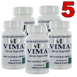 5 x Vimax капсули за уголемяване на пениса и по-добра ерекция  Уголемяване на пениса