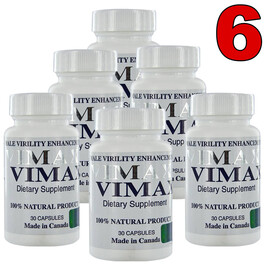 6 x Vimax капсули за уголемяване на пениса и по-добра ерекция  Уголемяване на пениса