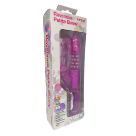 Вибратор Beaded Rex Bunny Purple  Вибратори тип Зайче