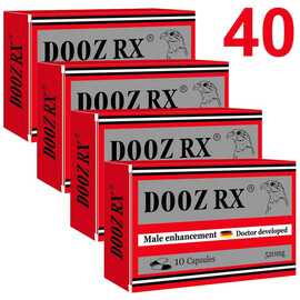 4 х DOOZ Rx 2х10 капсули за силна ерекция - секс стимулант мнения и цена с намаление от sex shop