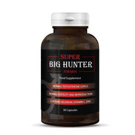 Super Big Hunter тестостеронов бустер - 30 капсули  Ерекция
