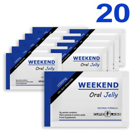 20бр. Ядящо се желе за ерекция WEEKEND Oral Jelly 5gr  Ерекция