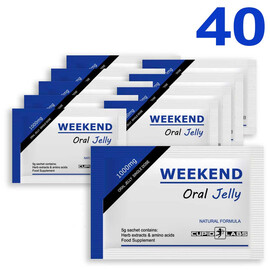 40бр. Ядящо се желе за ерекция WEEKEND Oral Jelly 5gr мнения и цена с намаление от sex shop