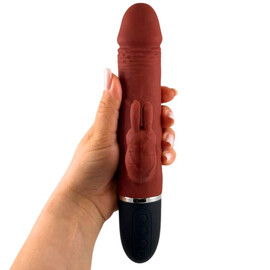 Луксозен rabbit вибратор със зайче за клитор стимулация и 10 скоростиснимка 2