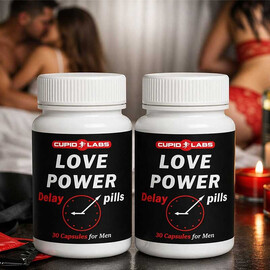 2 опаковки Задържащи таблетки за мъже Love Power