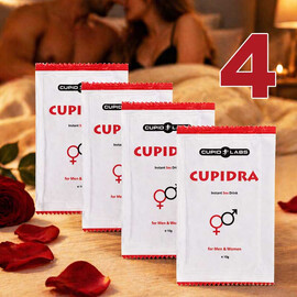 4бр. Купидра секс стимулант - разтворима напитка за Ерекция - CUPIDRA 4 сашета