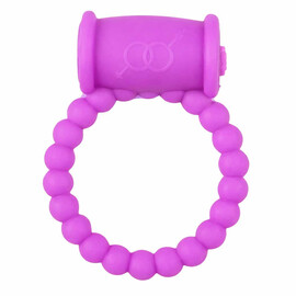 Луксозен вибро ринг от медицински силикон - водоустойчив, в лилав цвятснимка 2