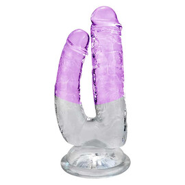 Луксозен двоен дилдо за жени с елегантен дизайн