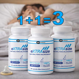1+1=3 eXTRAsize Капсули за уголемяване на пениса 180капсули