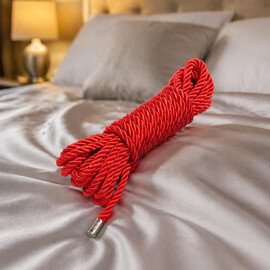 BDSM Въже за връзване в червено 9м