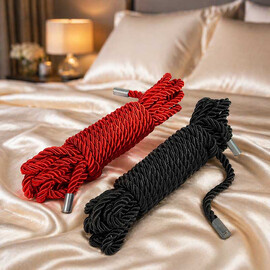 Комплект BDSM въжета за връзване 2х9м