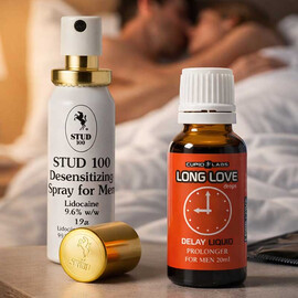 Спрей за задържане на еякулацията Stud 100 + елексир за задържане на еякулацията