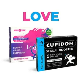 Cupidon Капсули за ерекция 5 бр.+ Възбуждащи капсули за жени LadyagrA 10бр.снимка 2