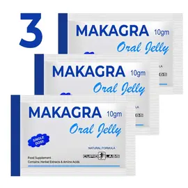3 броя Желе за мощна ерекция MAKAGRA Oral Jellyснимка 2