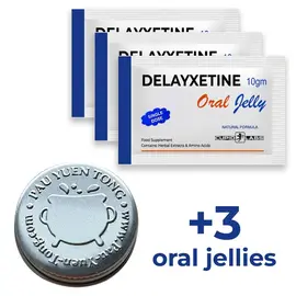 Pau Yuen Tong Balm - балсам за задържане + 3 Орални желета за забавяне на еякулацията Delayxetine