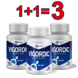 1+1=3! Vigordic капсули за уголемяване на пениса - 3x30 капсули