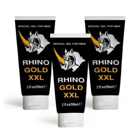 3 x Гел за увеличаване на пениса Rhino Gold Gel XXL
