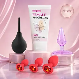 Female Anal Confidence Kit– промо комплект за комфорт, хигиена и постепенно анално удоволствие