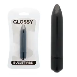GLOSSY - THIN вибратор черен