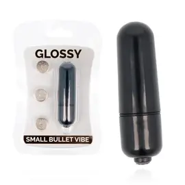 GLOSSY - SMALL вибро куршум вибратор черен
