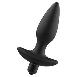 ADDICTED - MASSAGER анална тапа с вибрация черен