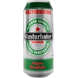 ALIVE - мъжки мастурбатор вагина BEER кутия