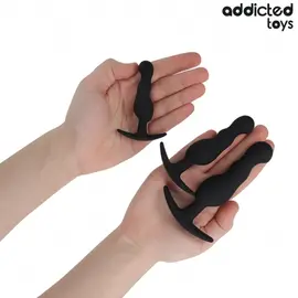 ADDICTED - Комплект OF 3 анална тапа силиконов модел 1