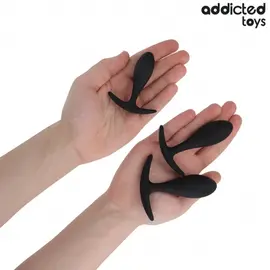 ADDICTED - Комплект OF 3 анална тапа силиконов модел 2