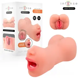 INTENSE DEEP TOUCH - RILEY двоен уста & вагина мастурбатор