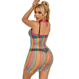 SUBBLIME - 952341 RAINBOW мрежеста рокля универсален размерснимка 2