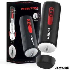 JAMYJOB - PHANTOM автоматичен вагина мастурбатор 5 вакуумна стимулация и тласкащи режимаснимка 2