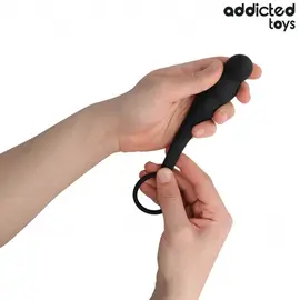 ADDICTED - анална тапа с ринг силиконов модел 4снимка 2