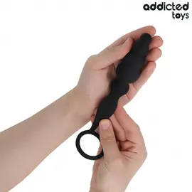 ADDICTED - анална тапа с ринг силиконов модел 5снимка 2