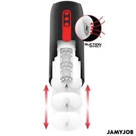 JAMYJOB - PHANTOM автоматичен вагина мастурбатор 5 вакуумна стимулация и тласкащи режимаснимка 3