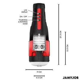 JAMYJOB - CYCLONE автоматичен вагина мастурбатор 10 ротация и тласкащи режимаснимка 3