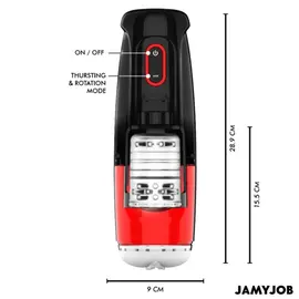 JAMYJOB - STORM автоматичен вагина мастурбатор 10 ротация и тласкащи режимаснимка 3
