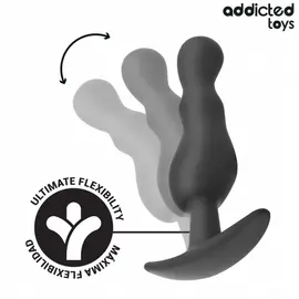 ADDICTED - Комплект OF 3 анална тапа силиконов модел 1снимка 3