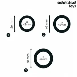 ADDICTED - Комплект OF FLAT силиконов ринговеснимка 3