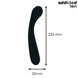 ADDICTED - Двоен анален масажор силиконов 22.5 смснимка 3