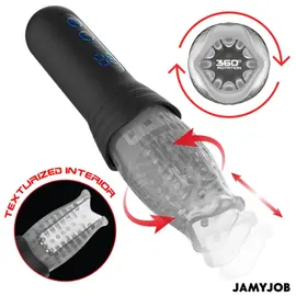 JAMYJOB - BLOW-R мастурбатор с тласкащи и ротацияснимка 3