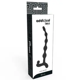 ADDICTED - анални топчета 22 см черенснимка 4