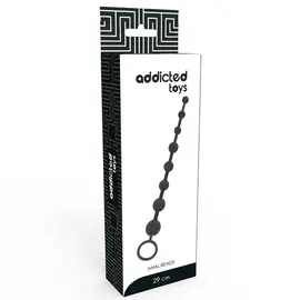 ADDICTED - анални броеници 29 см черенснимка 4