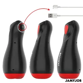 JAMYJOB - CORE-X автоматичен мастурбатор 5 вакуумна стимулация и вибрация режимаснимка 4