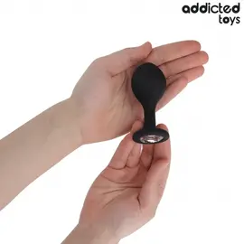 ADDICTED - Комплект OF 3 анална тапа силиконов с бижутериен детайлснимка 4