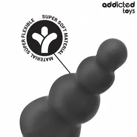 ADDICTED - анална тапа с ринг силиконов модел 5снимка 4