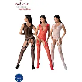 PASSION - BS099 боди чорапогащник черен универсален размерснимка 5