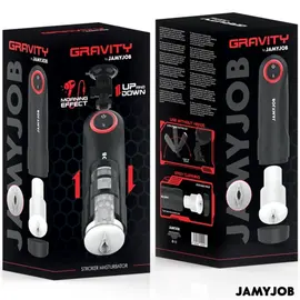JAMYJOB - GRAVITY автоматичен вагина мастурбатор 5 тласкащи режима и звуков ефектснимка 5
