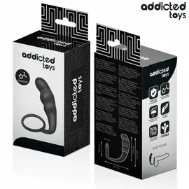 ADDICTED - анална тапа с ринг силиконов модел 4снимка 5