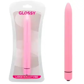 GLOSSY - SLIM вибратор розов
