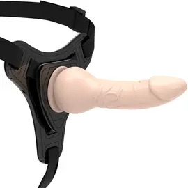 FETISH SUBMISSIVE HARNESS - Телесен реалистичен силиконов 16 см